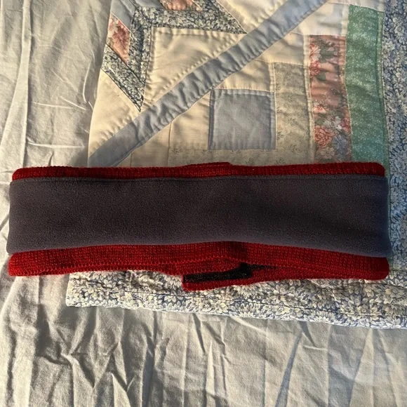 Dale of Norway Red and Gray Knit Headband - Picture 3 of 5